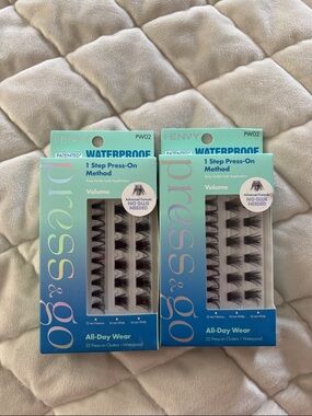 i-ENVY press & go Waterproof Press-On Lash Clusters - Black -2 pack